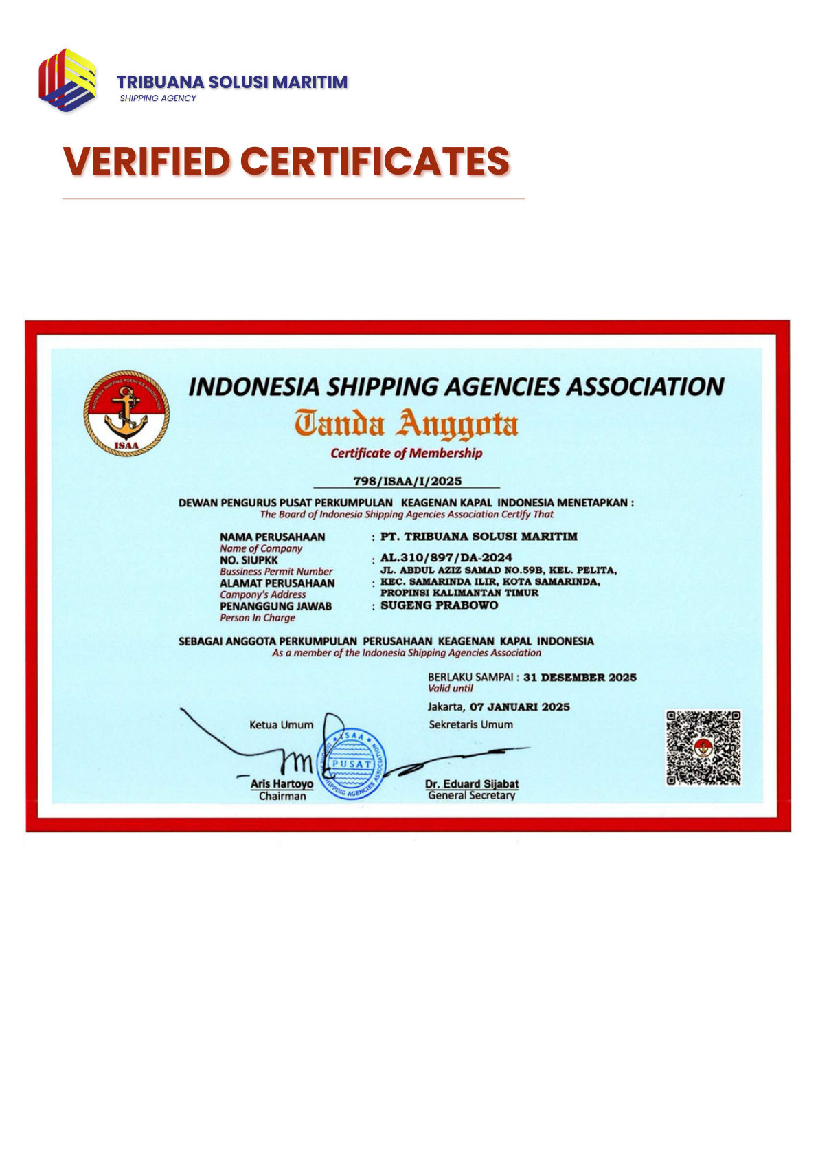 Sertifikat 1